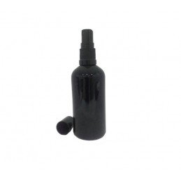 100 ml black glass spray bottle