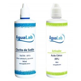 50% Citric Acid and 25% Sodium Chlorite Kit (140 ml)