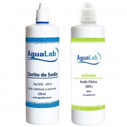 50% Citric Acid and 25% Sodium Chlorite Kit (250 ml)