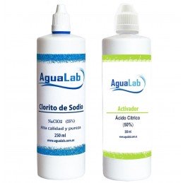 50% Citric Acid and 25% Sodium Chlorite Kit (250 ml)